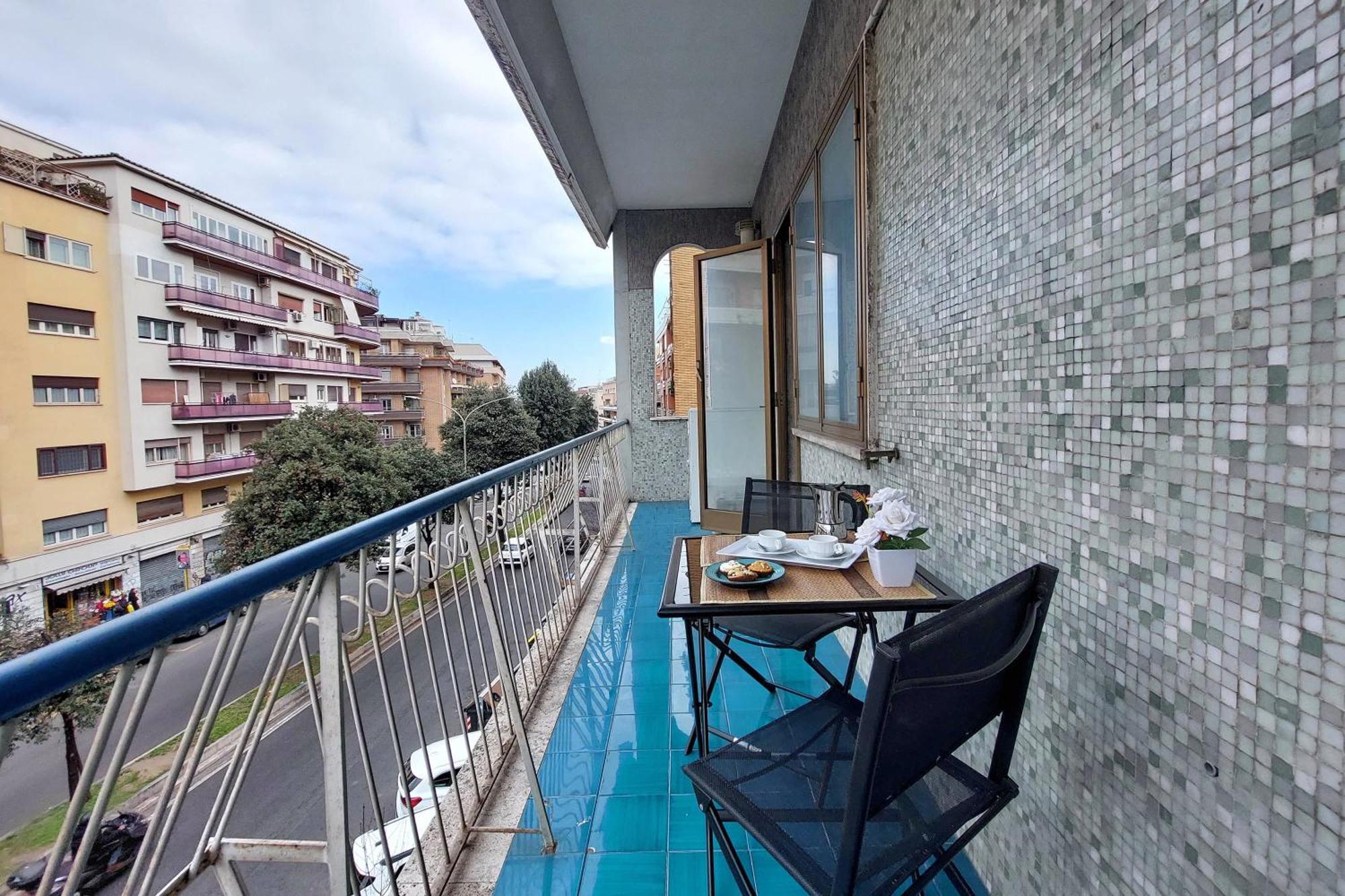 4Bnb - Cozy Albornoz Flat โรม ภายนอก รูปภาพ